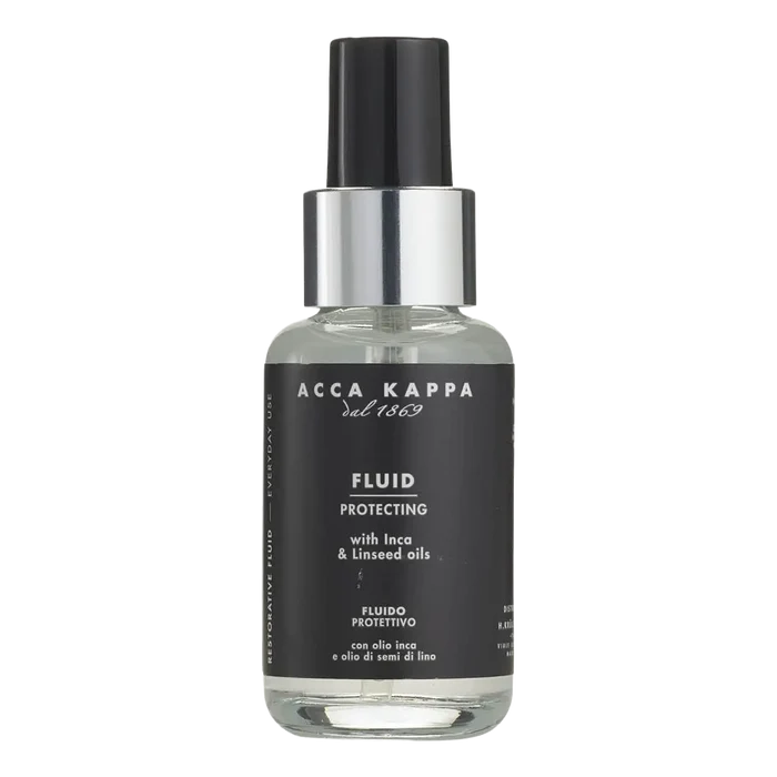 Acca Kappa White Moss hårserum i glassflaske med Inca Inchi- og linfrøolje for delikat hår