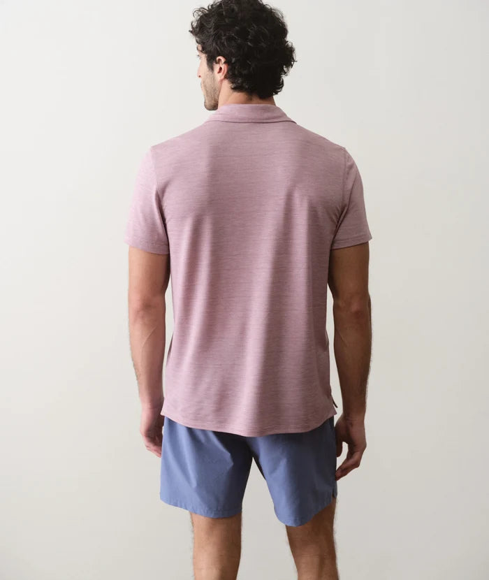 Air Pocket Polo Elderberry