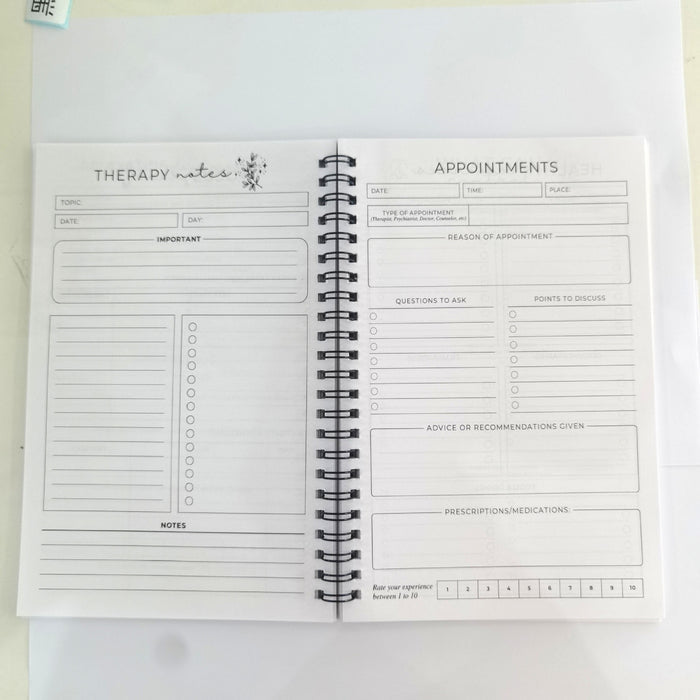 Brain Mental Health Notebook Mental Health Planning Notepad 🇨🇳
