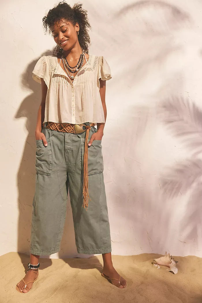 Free People Costa Straight Harem Pants