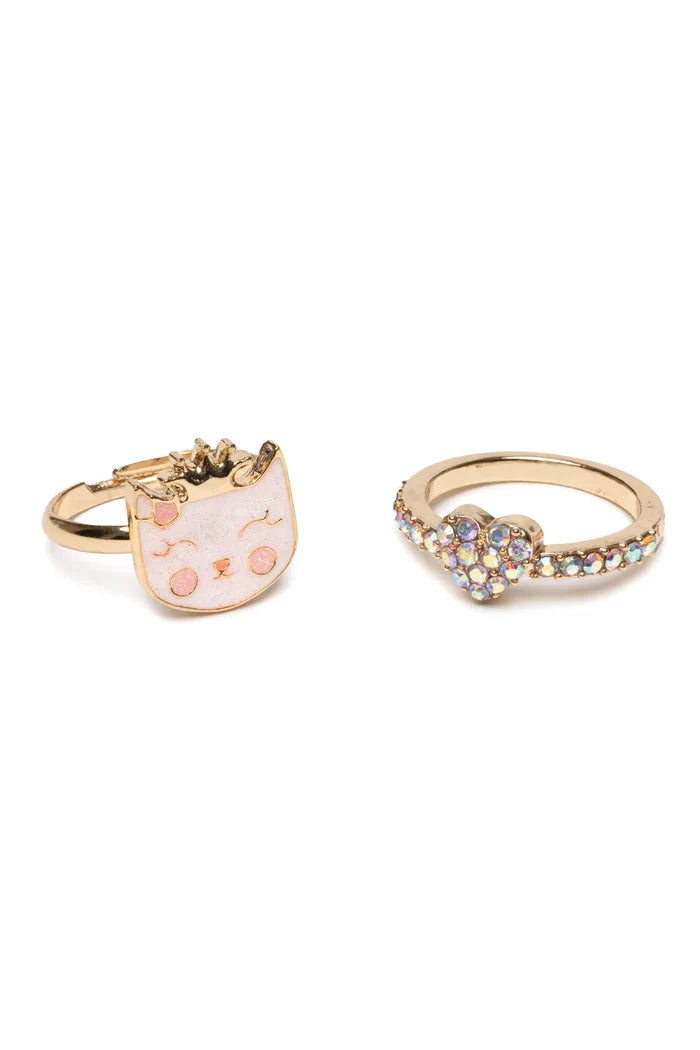 Great Pretenders Kitty Love Ring Set 2 Pk