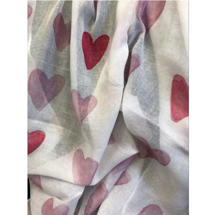 HEART Scarf in Pink