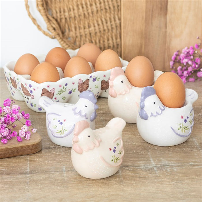 Hen Shaped Salt and Pepper Shakers 🇬🇧