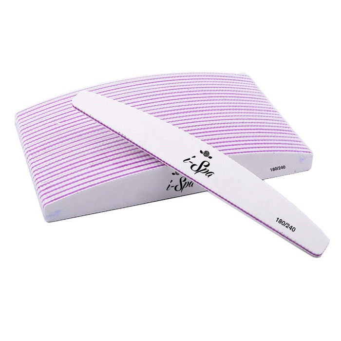 i-Spa Half moon white 180/240 | PACK OF 10