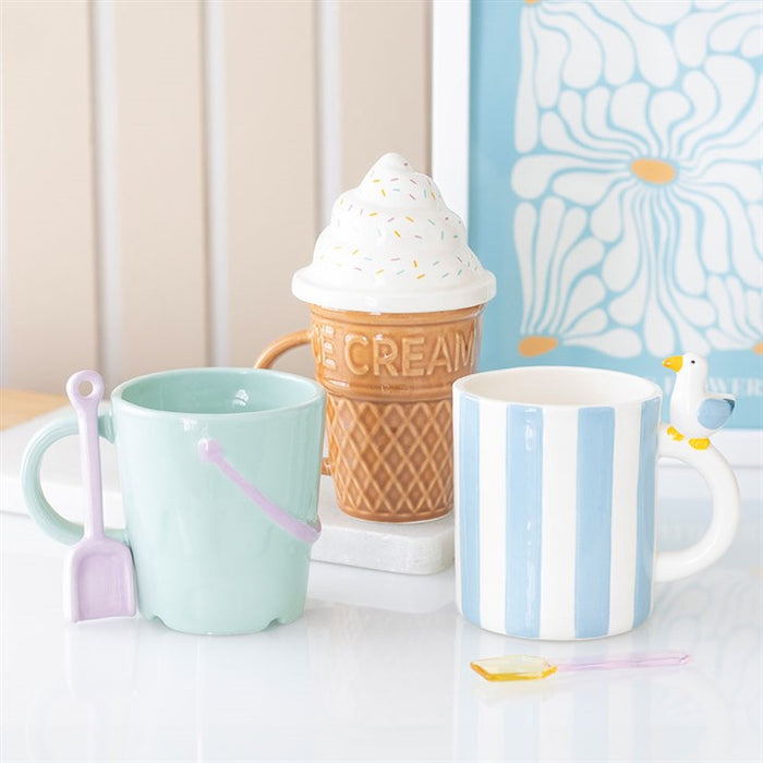 Ice Cream Cone Lidded Mug 🇬🇧