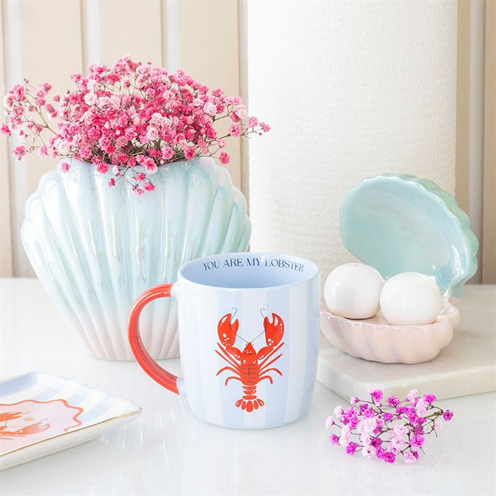 Iridescent Shell Flower Vase 🇬🇧