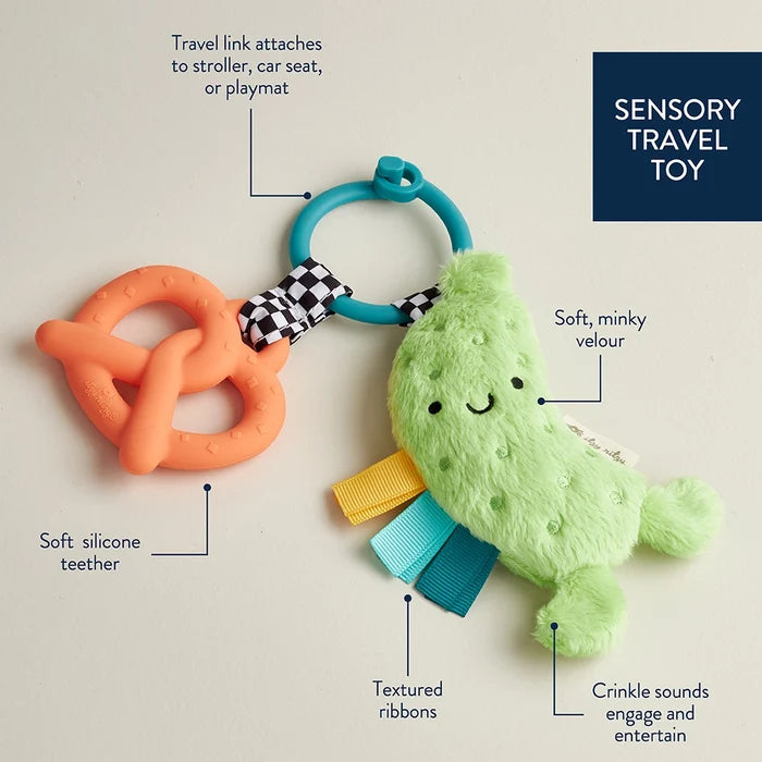 Itzy Ritzy Itzy Pal Plush & Teether - Parker the Pickle