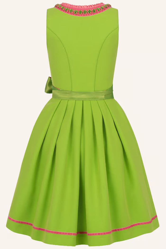 Kruger Midi Dirndl 2pcs. 60cm "Lime" green
