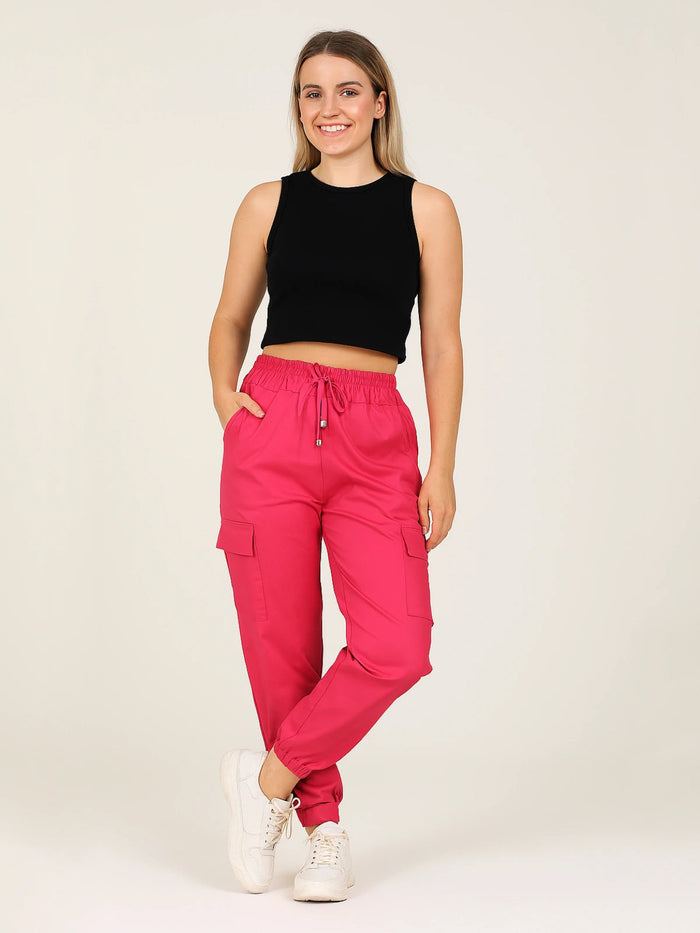 Ladies Wide Leg Cargo Trouser 🇬🇧