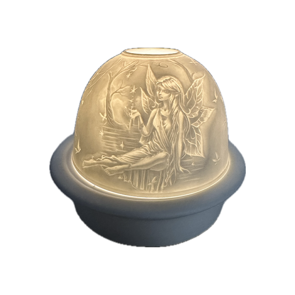 Luminous Fairy - White Porcelain LED Night Light