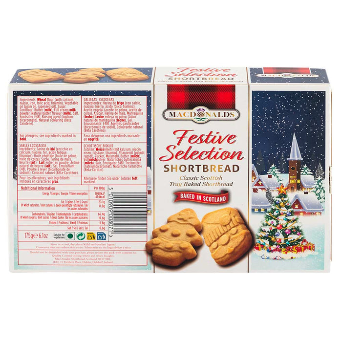 MacDonalds Festive Selection Shortbread 175g