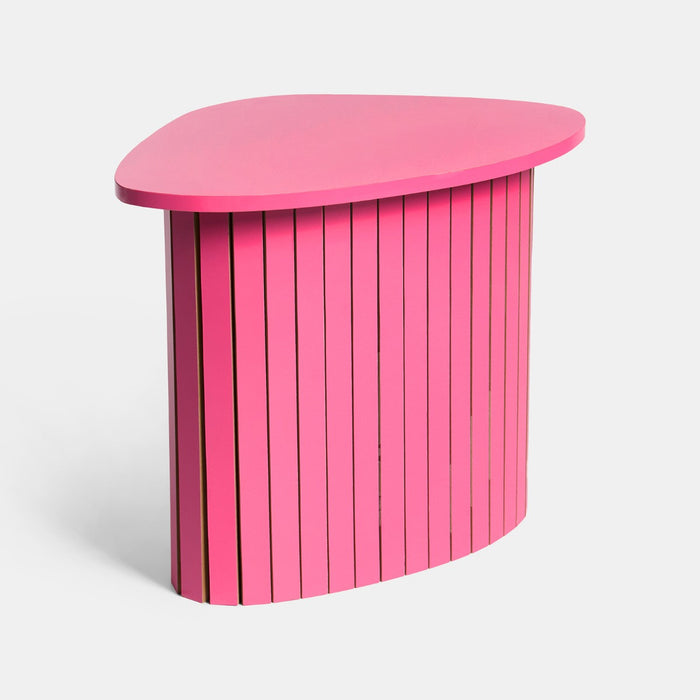 Madison Ribbed Side Table - Hot Pink 🇬🇧