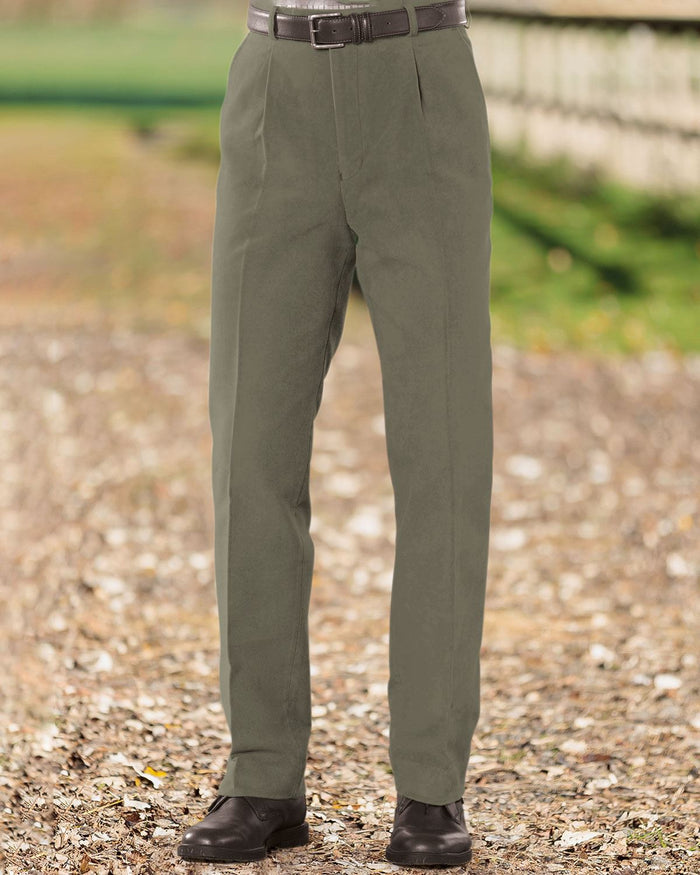 Moleskin Trousers Mens - Lovat - Country Collection