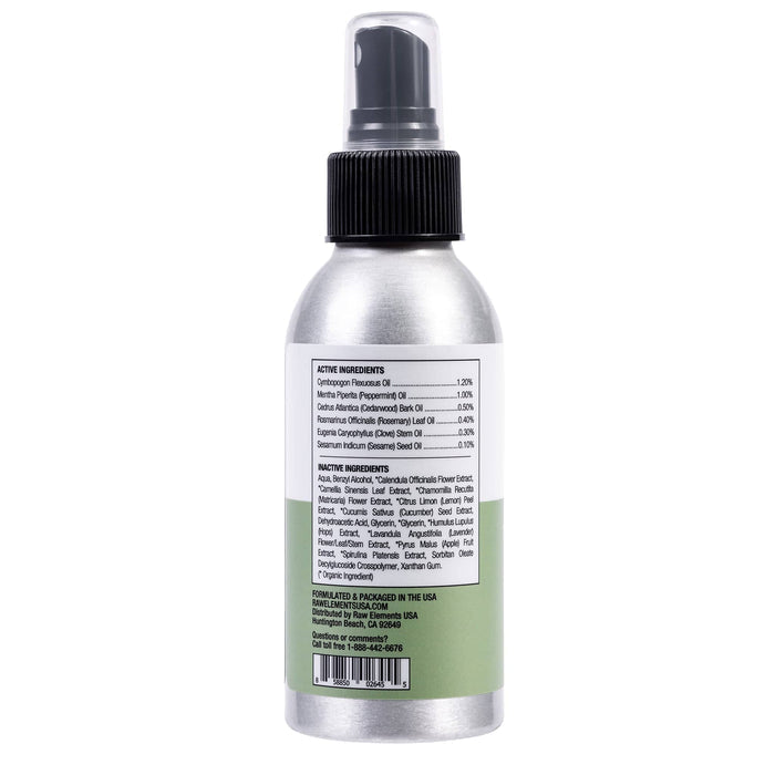 Raw Elements Natural Bug Repellent Spray - 2 Pack (4oz each)