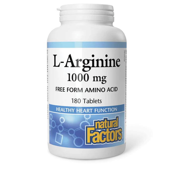Natural Factors: L-Arginine 1000 mg