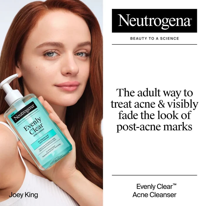 Neutrogena Evenly Clear Acne Cleanser — lifestyle image