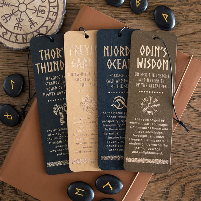 Odin's Wisdom Wooden Bookmark 🇬🇧