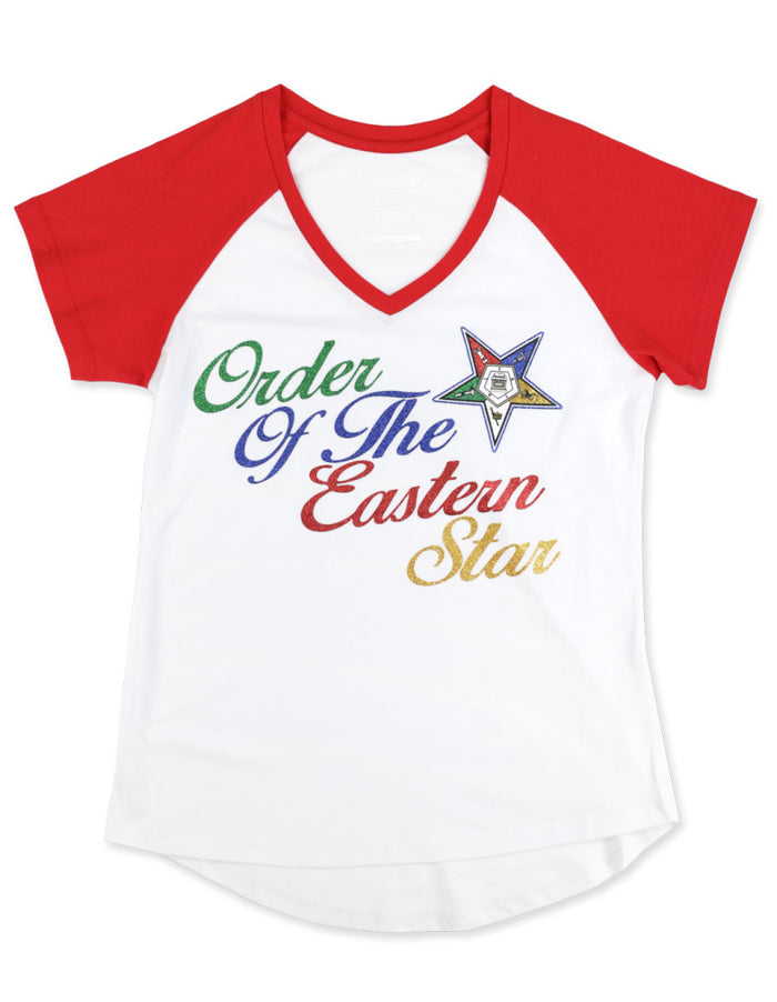 OES Glitter V-Neck Shirt (CLEARANCE)