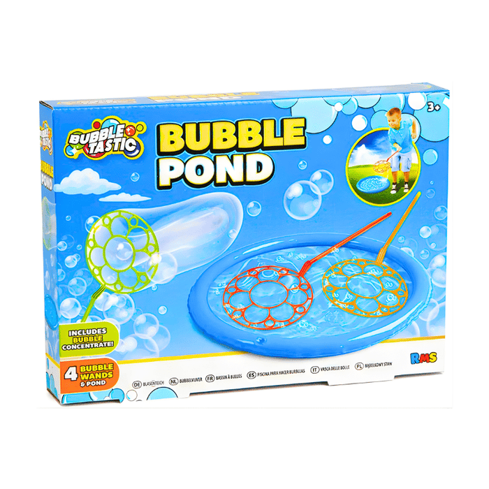 Outdoor Bubble Pond With Solution & Bubble Wands 🇬🇧