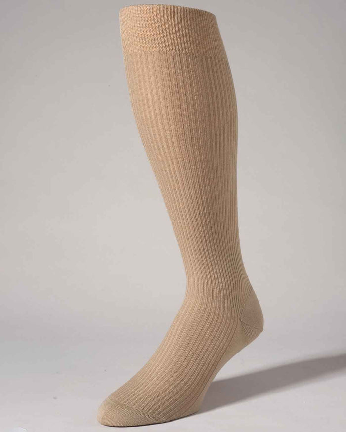 Pantherella Wool Knee Socks - Beige - Country Collection