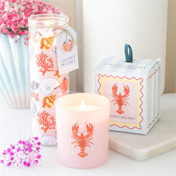 Pastel Lobster Coconut & Sea Salt Candle 🇬🇧