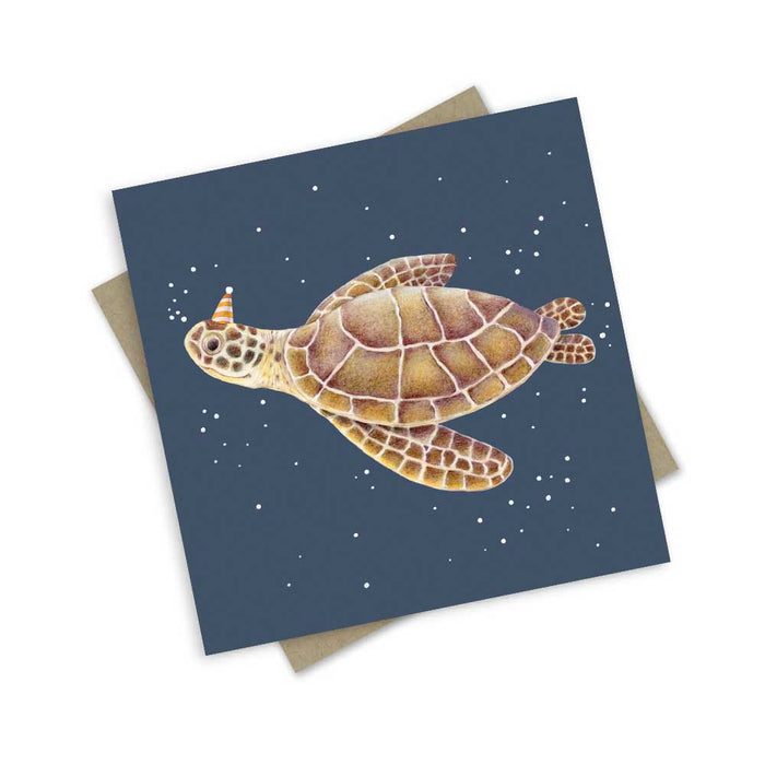 PopcornBlue Turtley Good Times Card