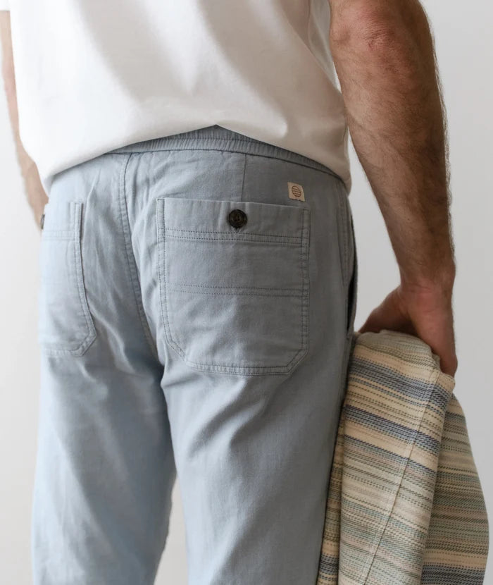 Saturday Stretch Beach Pant - Slim Straight Light Blue