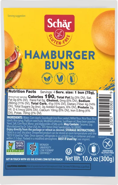 Schar: Hamburger Buns