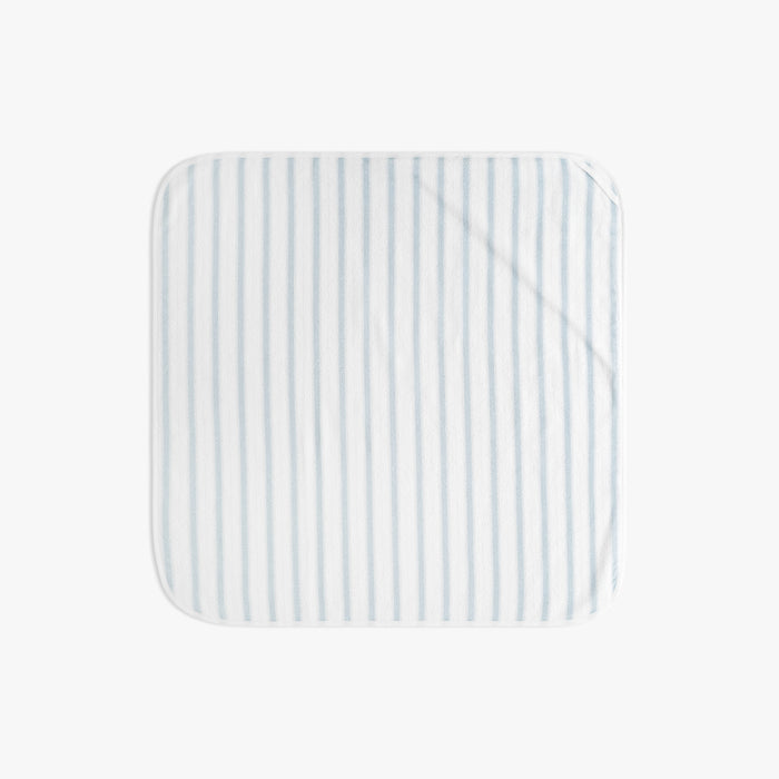 Hooded baby towel in Seaside Stripes