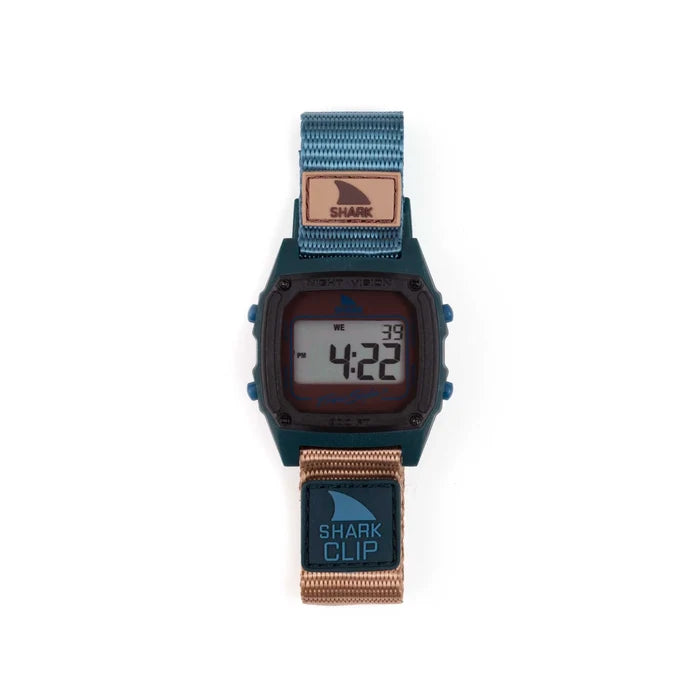 Freestyle Shark Classic Clip Sea N Sand nylon clip band and watch detail