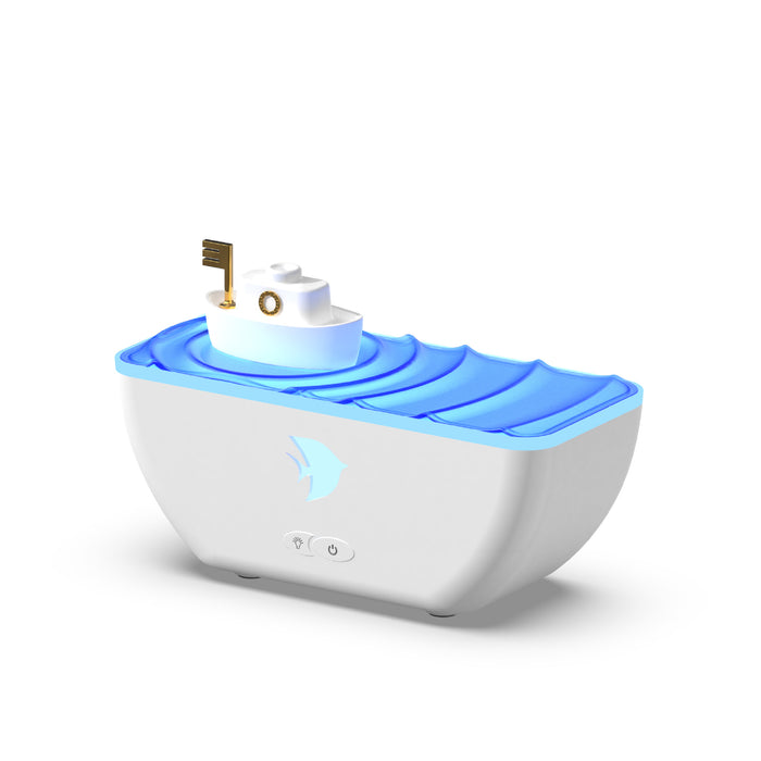 Ship Aroma Diffuser Gradient Colorful Night Lamp Humidifier 🇨🇳