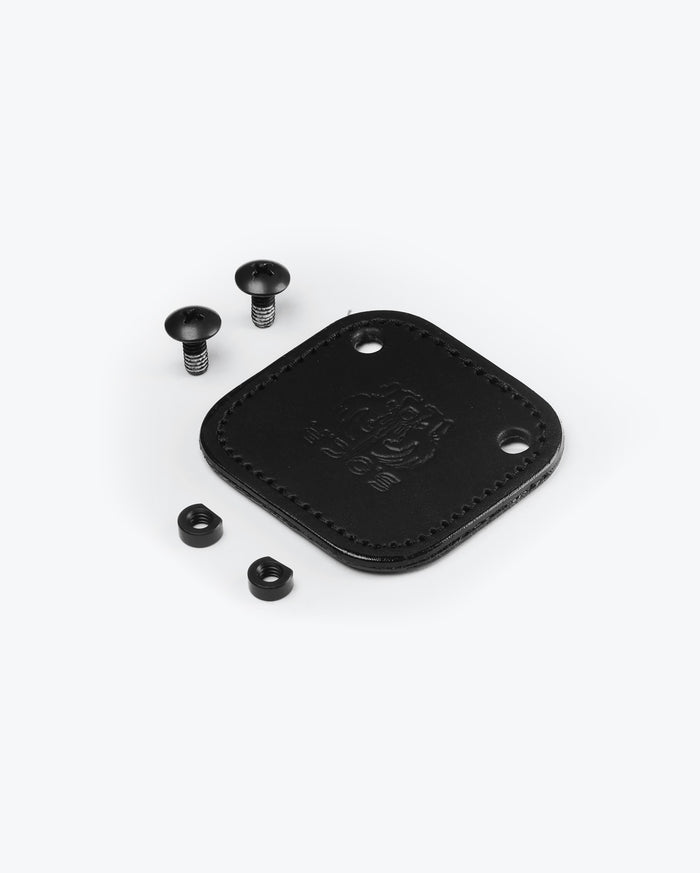 SOCP® Leather Backplate Black - Kit Assembly with Screws and Hardware | Benchmade Knife Co.