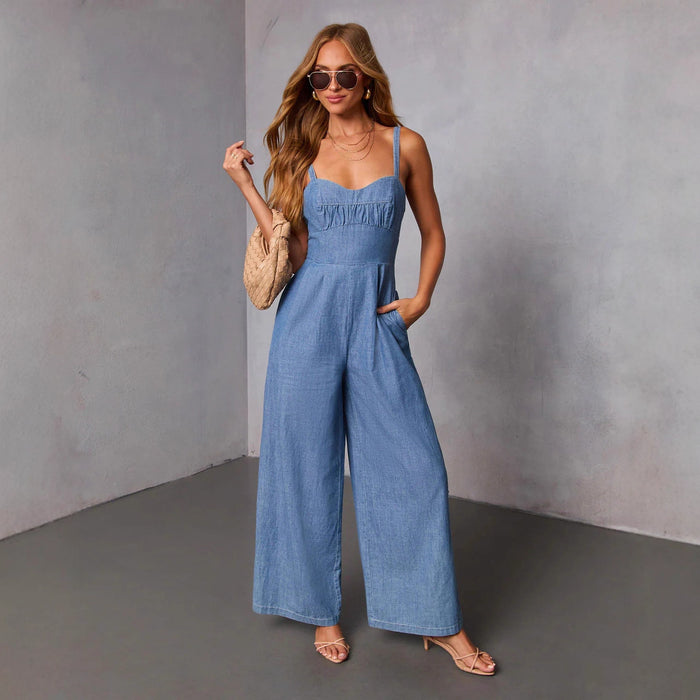 Solid-color Casual Workwear Jumpsuit For Women 🇨🇳
