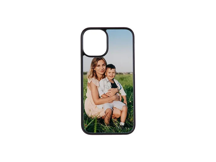 Sublimation iPhone 12 Cover (Plastic, Black)