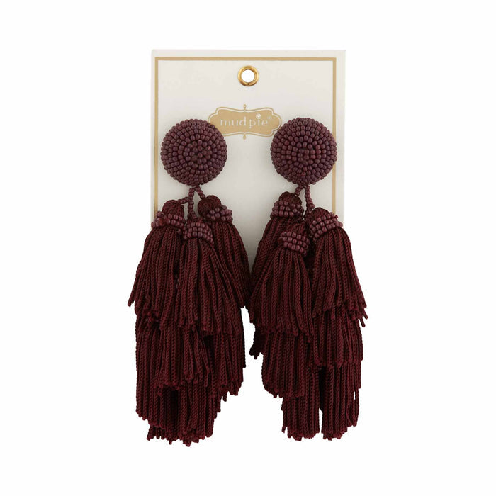 Tiered Tassel Earrings