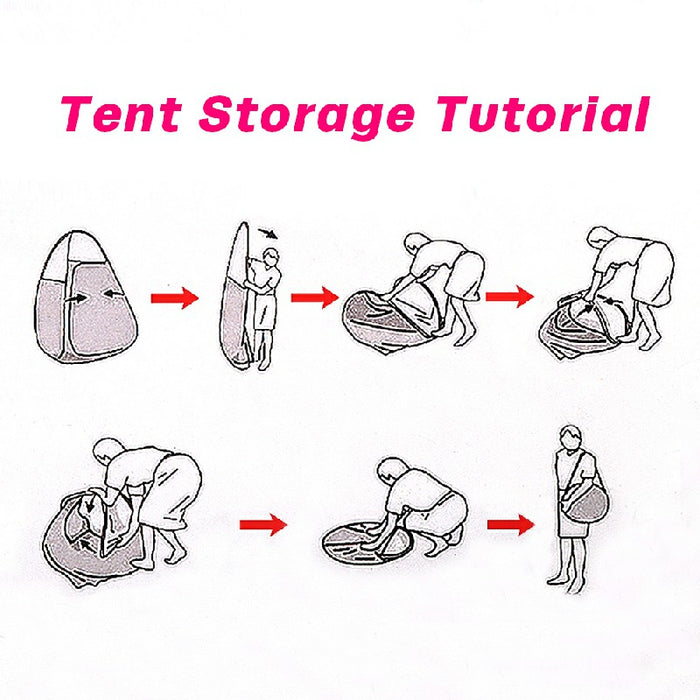 Toilet Shower Tent Pop-up Changing Tent with Tent Bag for Outdoor Travel Camping - Green 🇬🇧