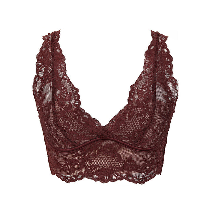 Womens French-style Backless Wireless Camisole Lingerie 🇨🇳