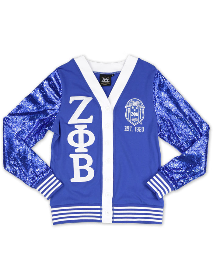 Zeta Sequin Cardigan