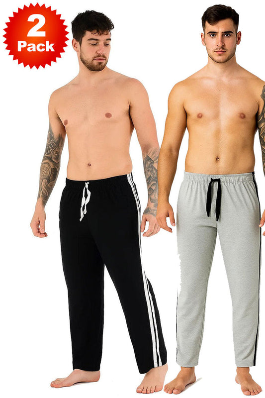2 Pack Mens Loungewear Cotton Pyjamas 🇬🇧