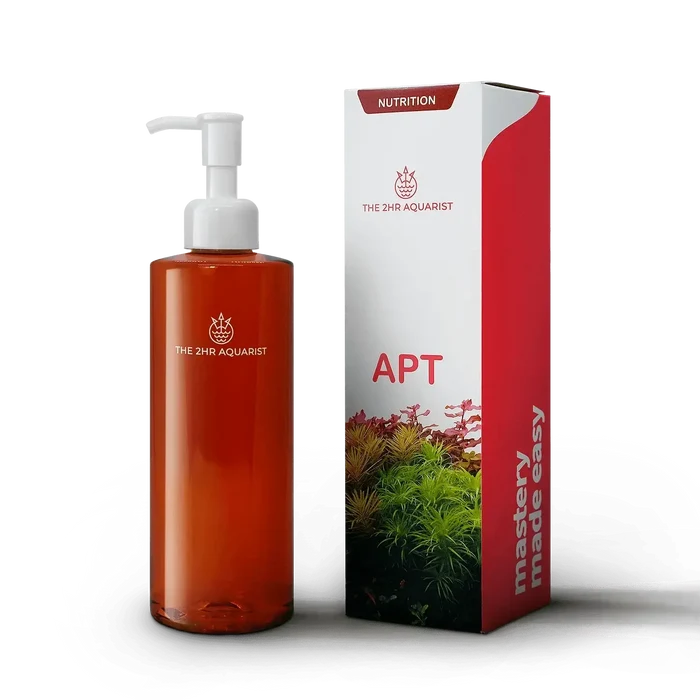 2Hr Aquarist APT e pump bottle with orange liquid