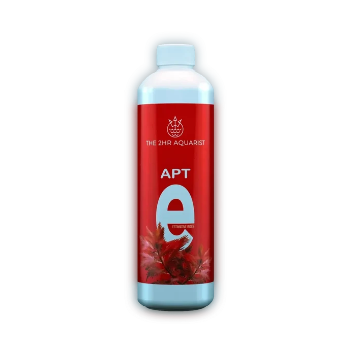 Red and white APT e plastic bottle with floral design