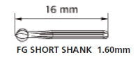 6  [a pack of 10 or 100] Round - Operative & Surgical Carbide Burs