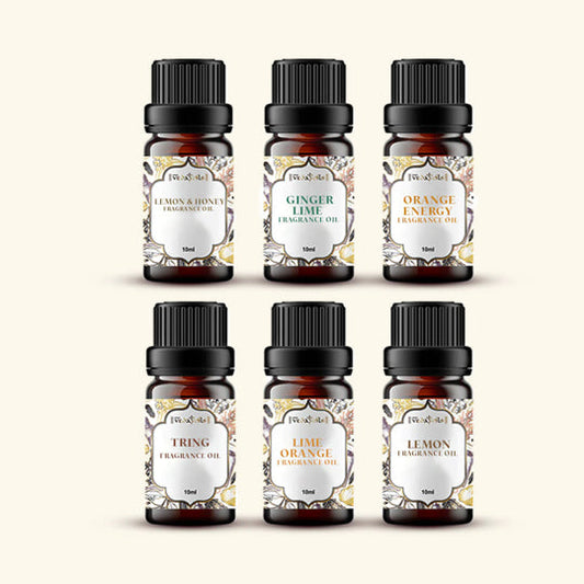 6 Citrus Fragrance Oils Sample Kit