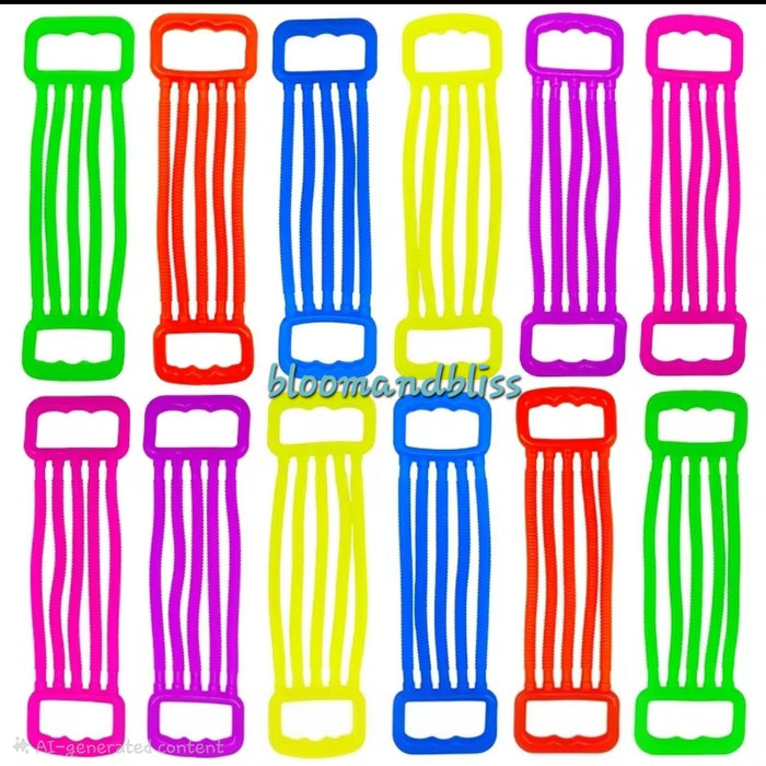 6pcs Soft Stretch Rope Set - Relax Toys, Suitable for Sensory Play and Finger Activities 🇨🇳