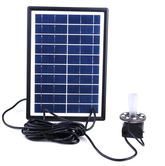 7W Solar Powered Fountain Coloured LED Water Pump with 11 Nozzles for Garden, Fountain, Birth Bath 🇬🇧