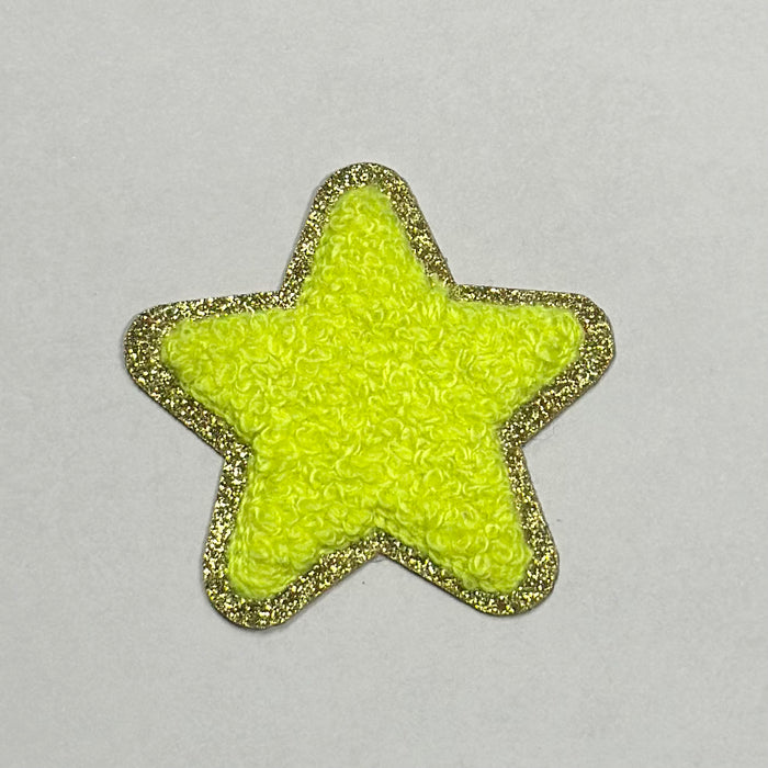Star Iron On Patch YELLOW