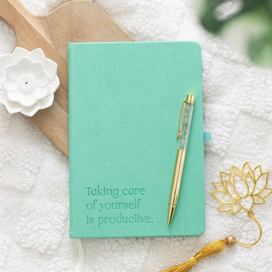 A5 Wellness Journal with Aventurine Pen 🇬🇧