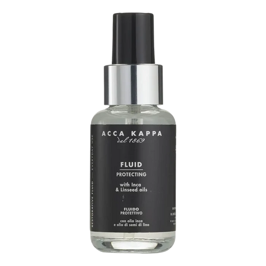 Acca Kappa White Moss hårserum i glassflaske med Inca Inchi- og linfrøolje for delikat hår