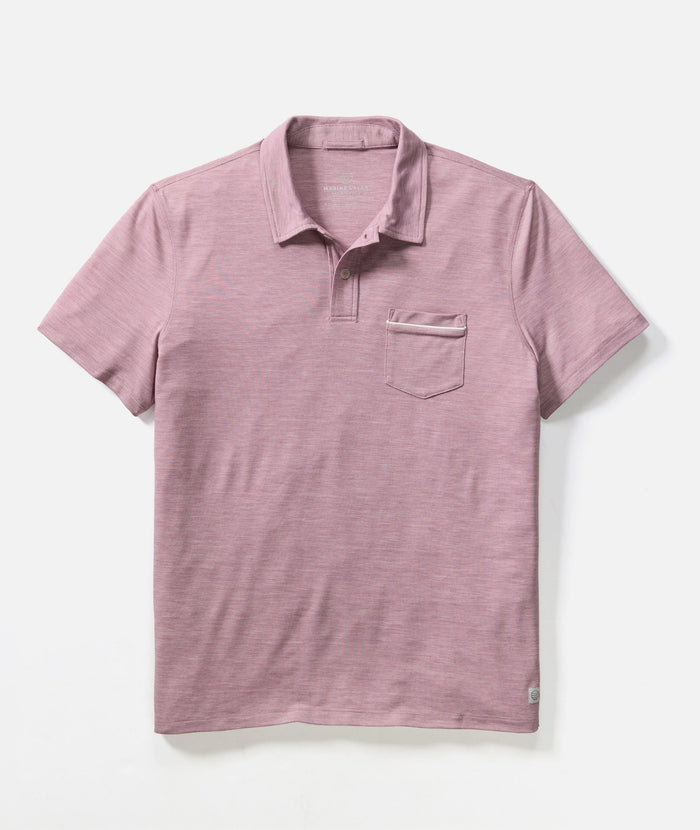 Air Pocket Polo Elderberry
