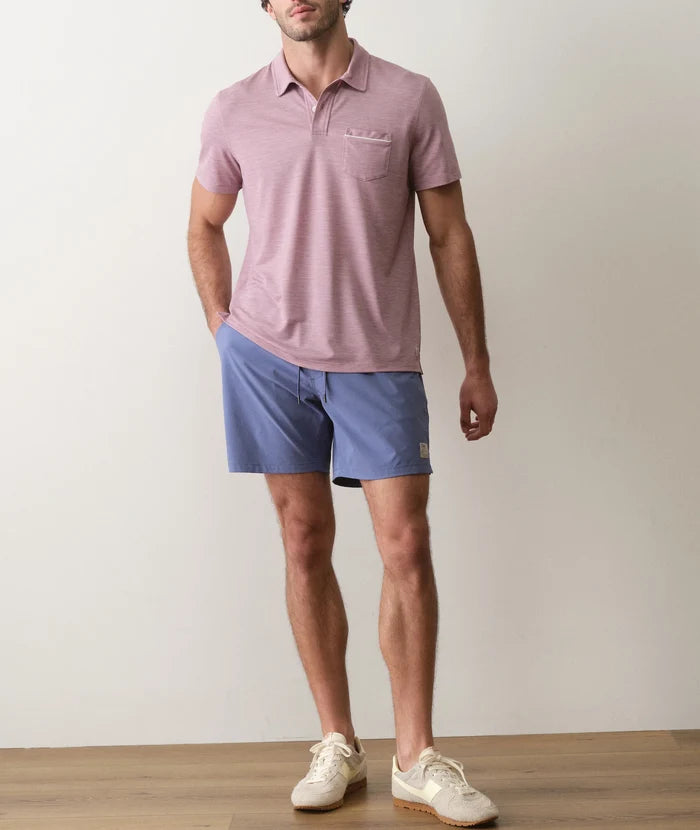 Air Pocket Polo Elderberry